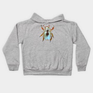 Rainbow Scarab Beetle Kids Hoodie